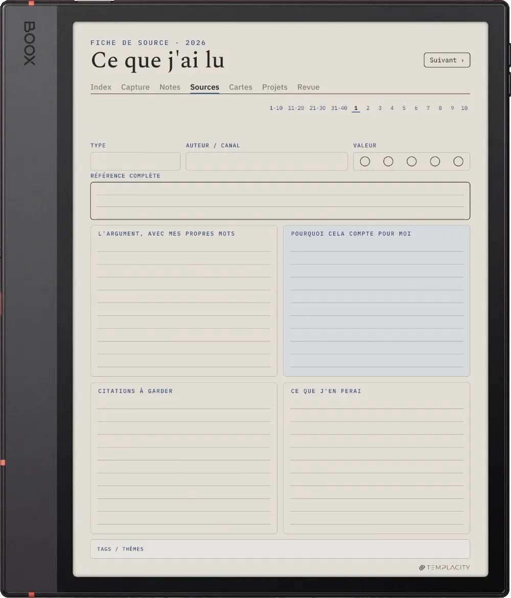 The Planner · Zettelkasten Boox Note Air5 C page 2