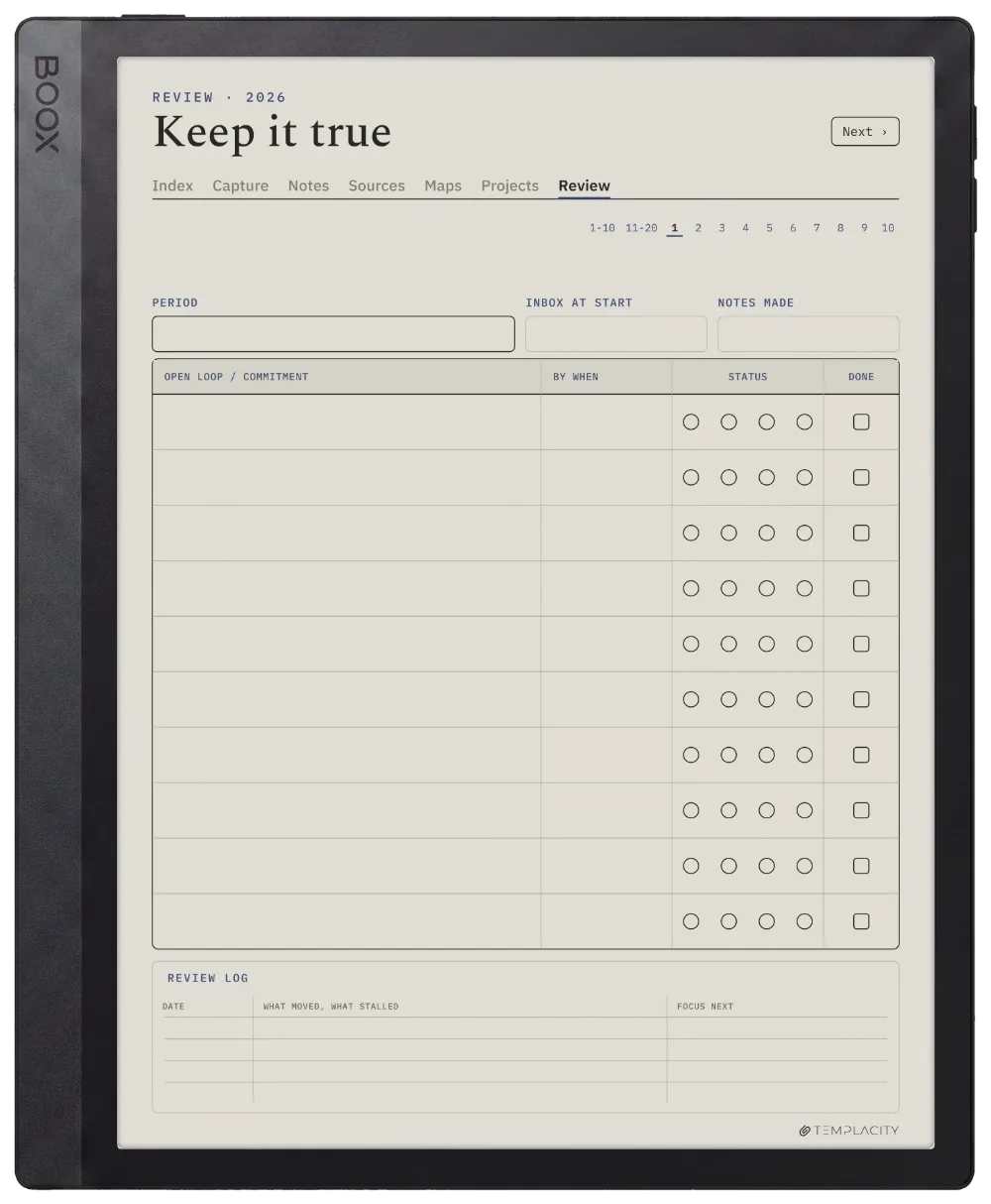 The Planner · Zettelkasten Boox Tab Ultra C Pro page 5