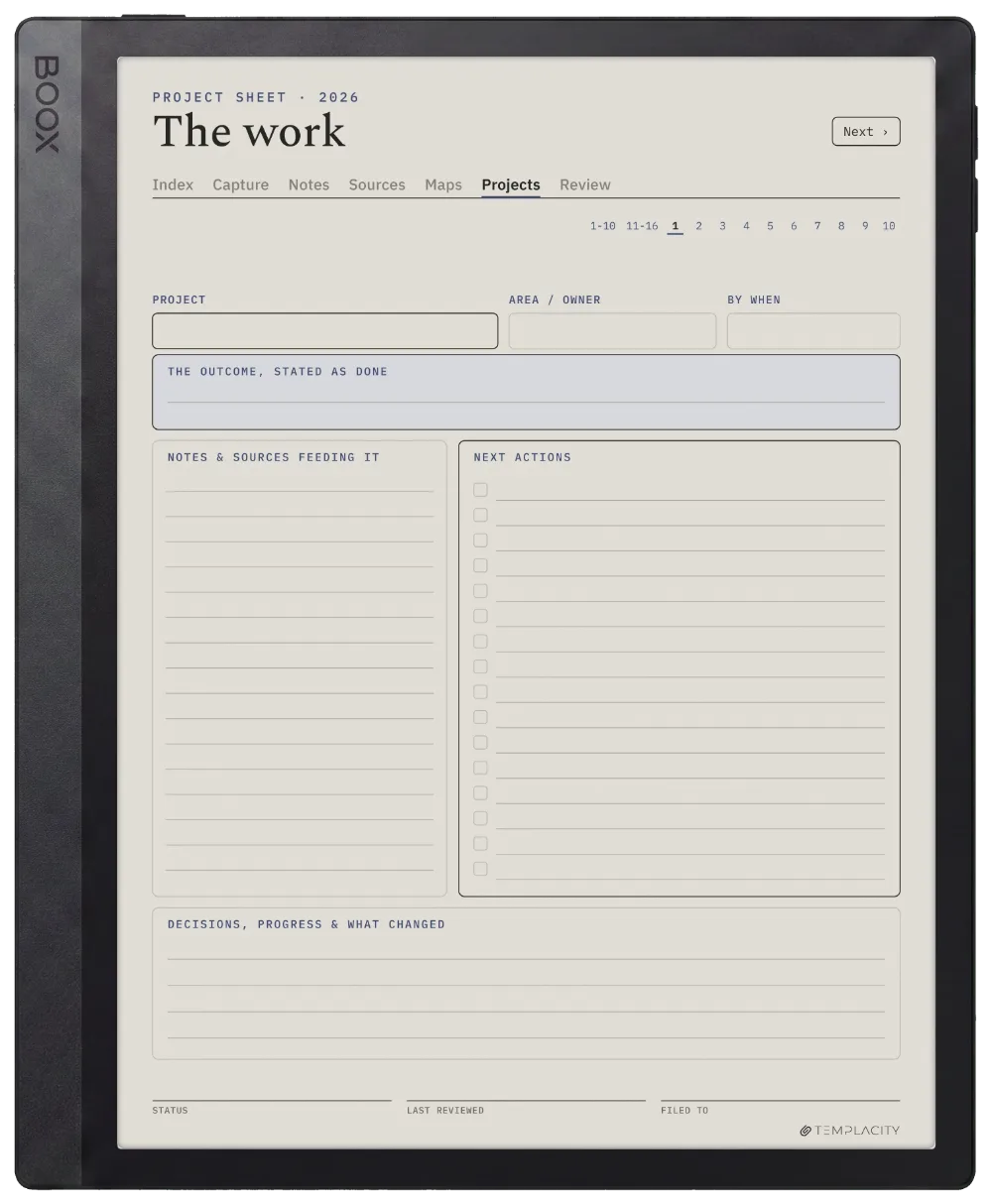 The Planner · Zettelkasten Boox Tab Ultra C Pro page 4