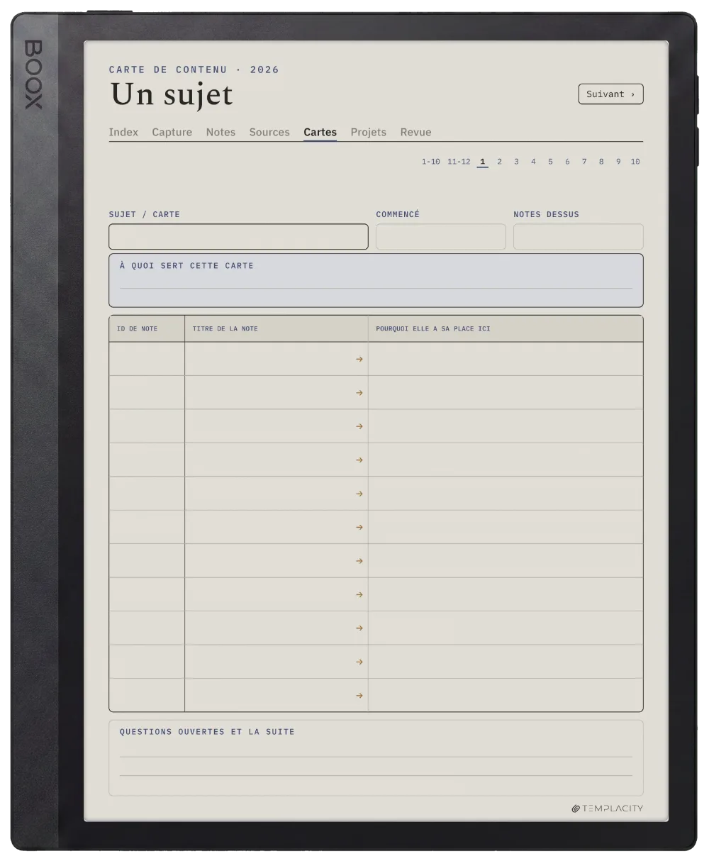 The Planner · Zettelkasten Boox Tab Ultra C Pro page 3