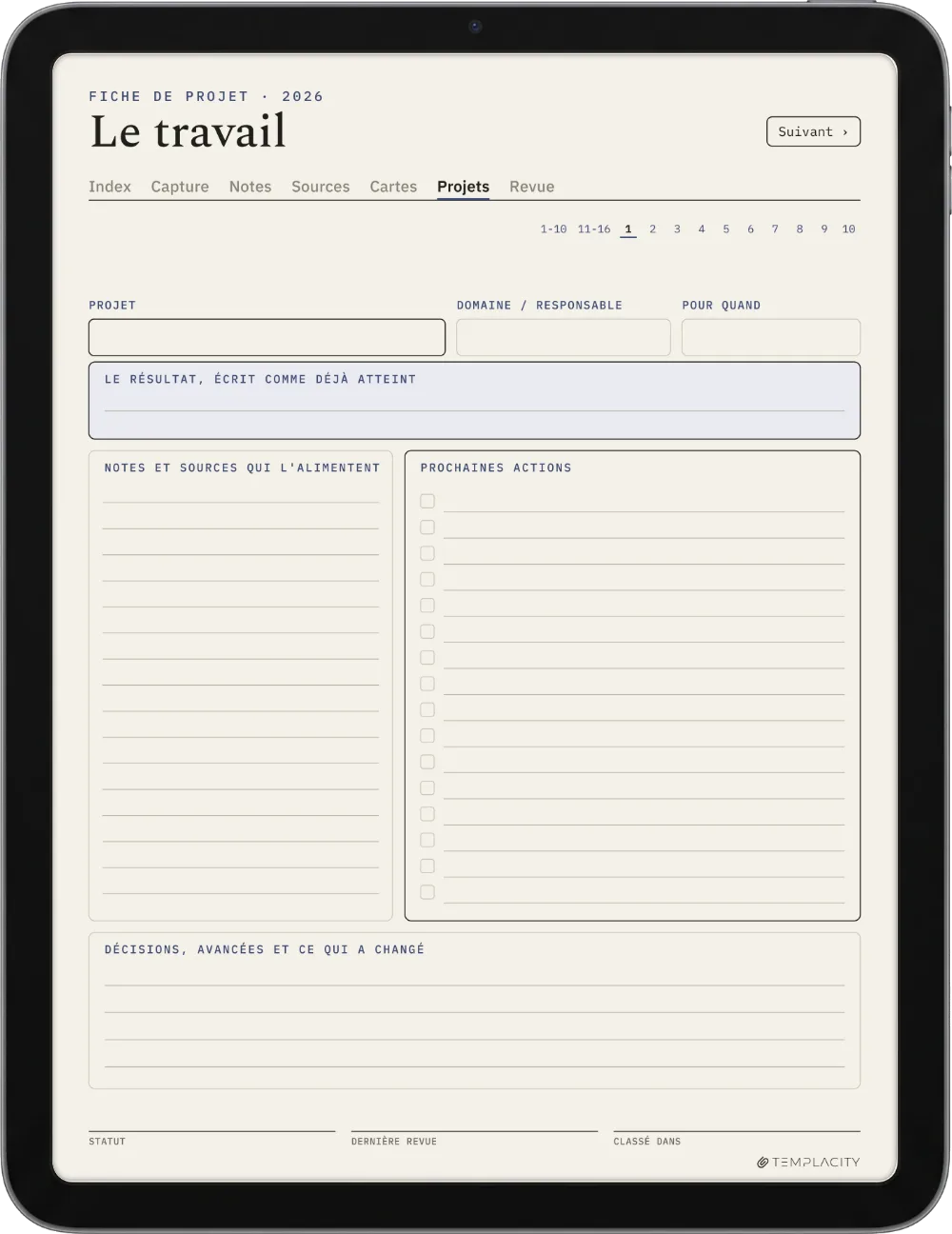 The Planner · Zettelkasten iPad page 4