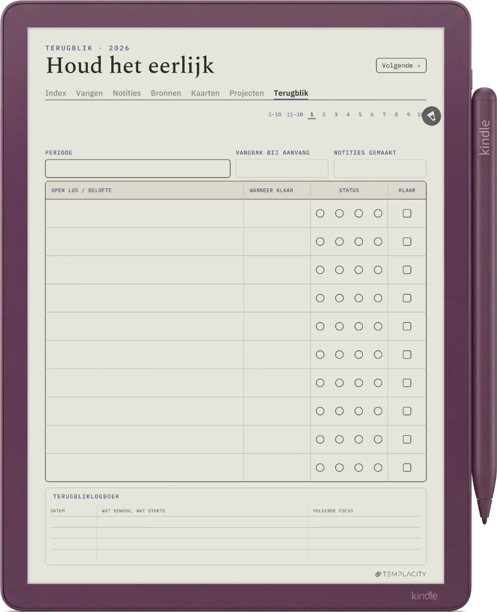 The Planner · Zettelkasten Kindle Scribe Colorsoft pagina 5