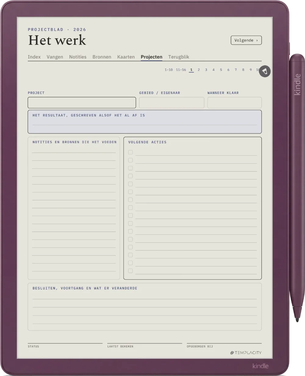 The Planner · Zettelkasten Kindle Scribe Colorsoft pagina 4