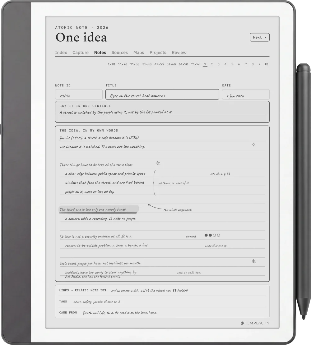 The Planner on the Kindle Scribe
