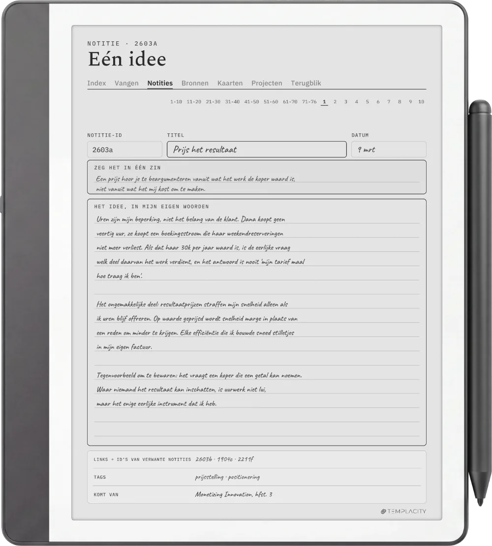 The Planner op de Kindle Scribe