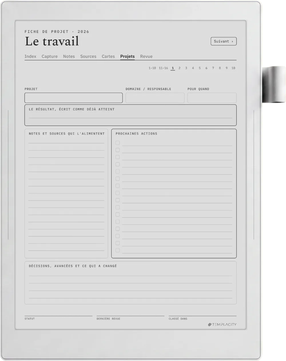 The Planner · Zettelkasten Supernote Manta page 4