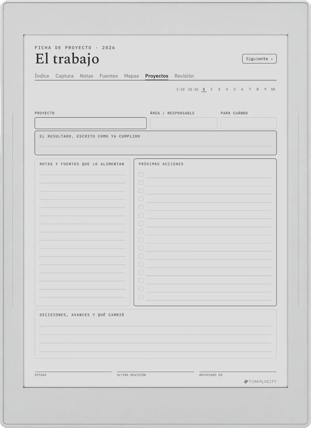 The Planner · Zettelkasten Supernote Nomad página 4