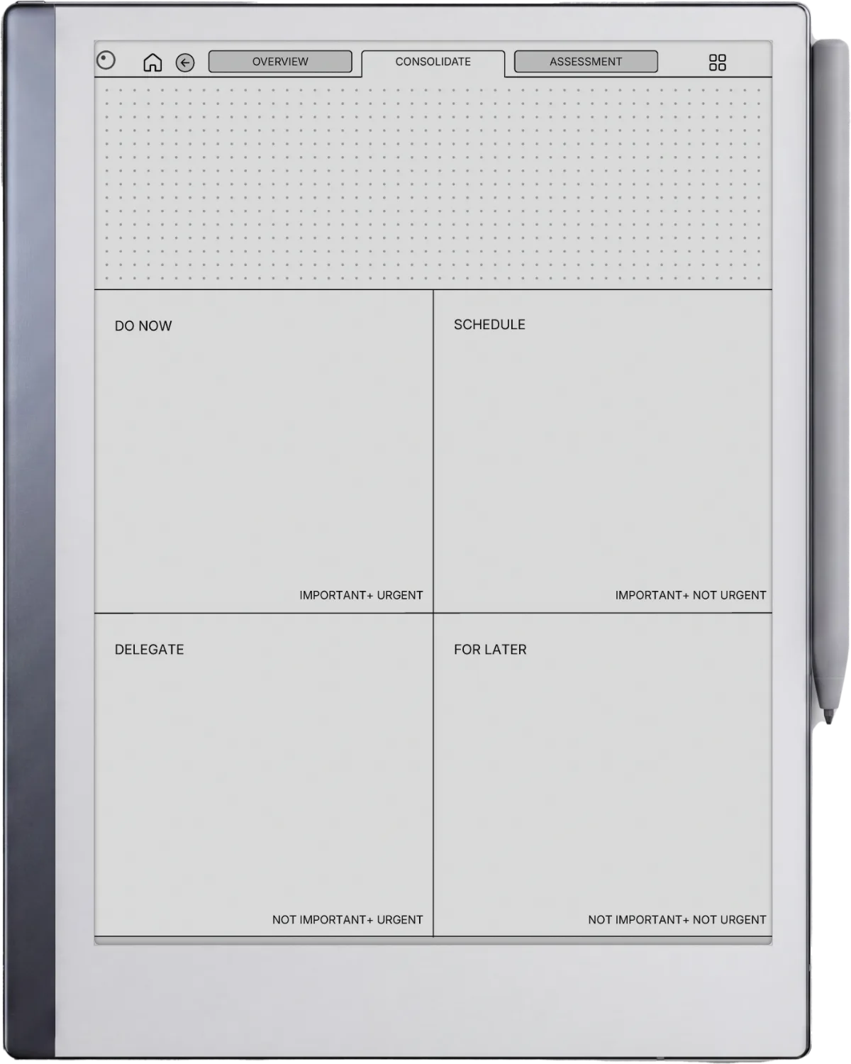Daily Planner reMarkable 2 page 6