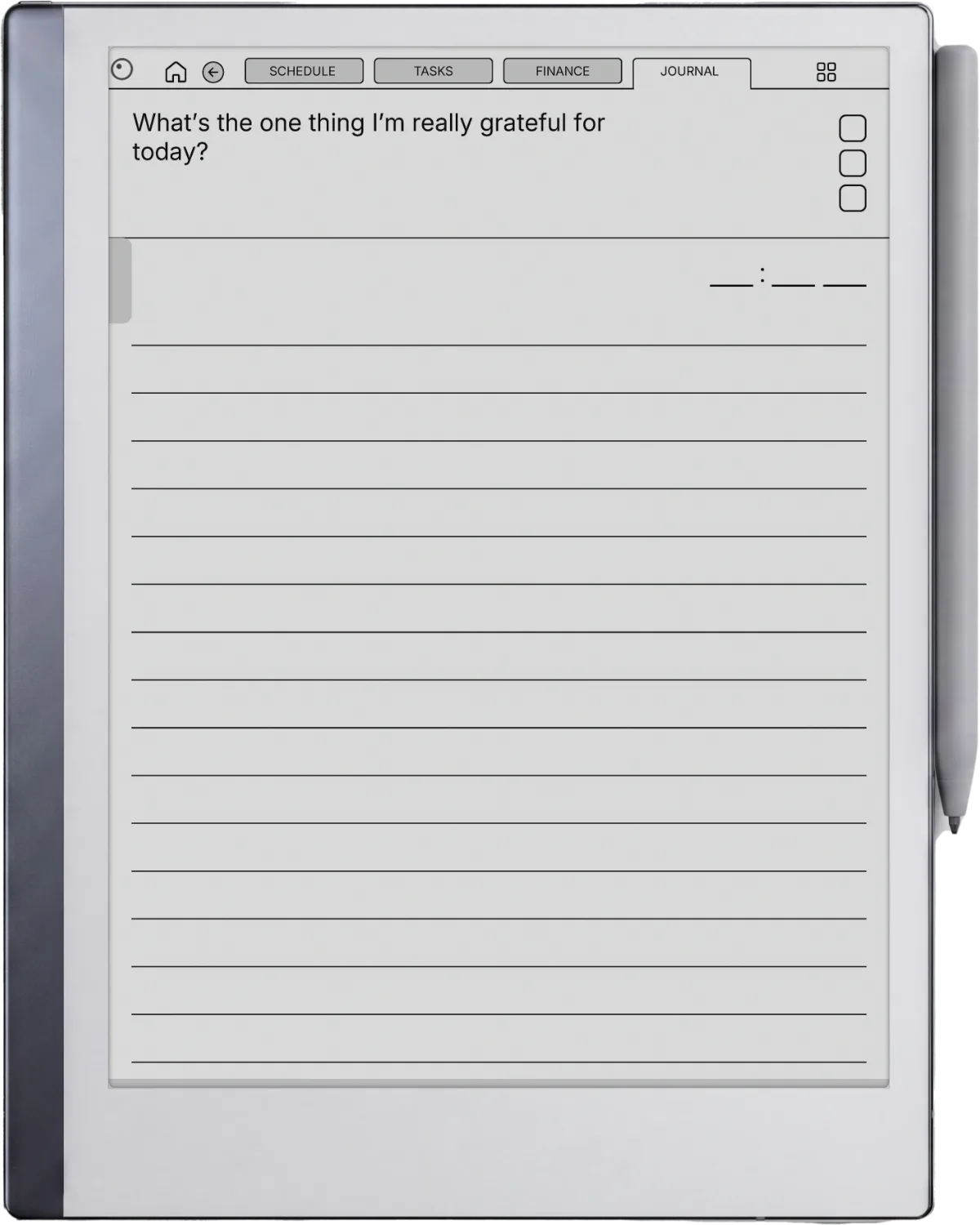 Daybook reMarkable 2 page 6