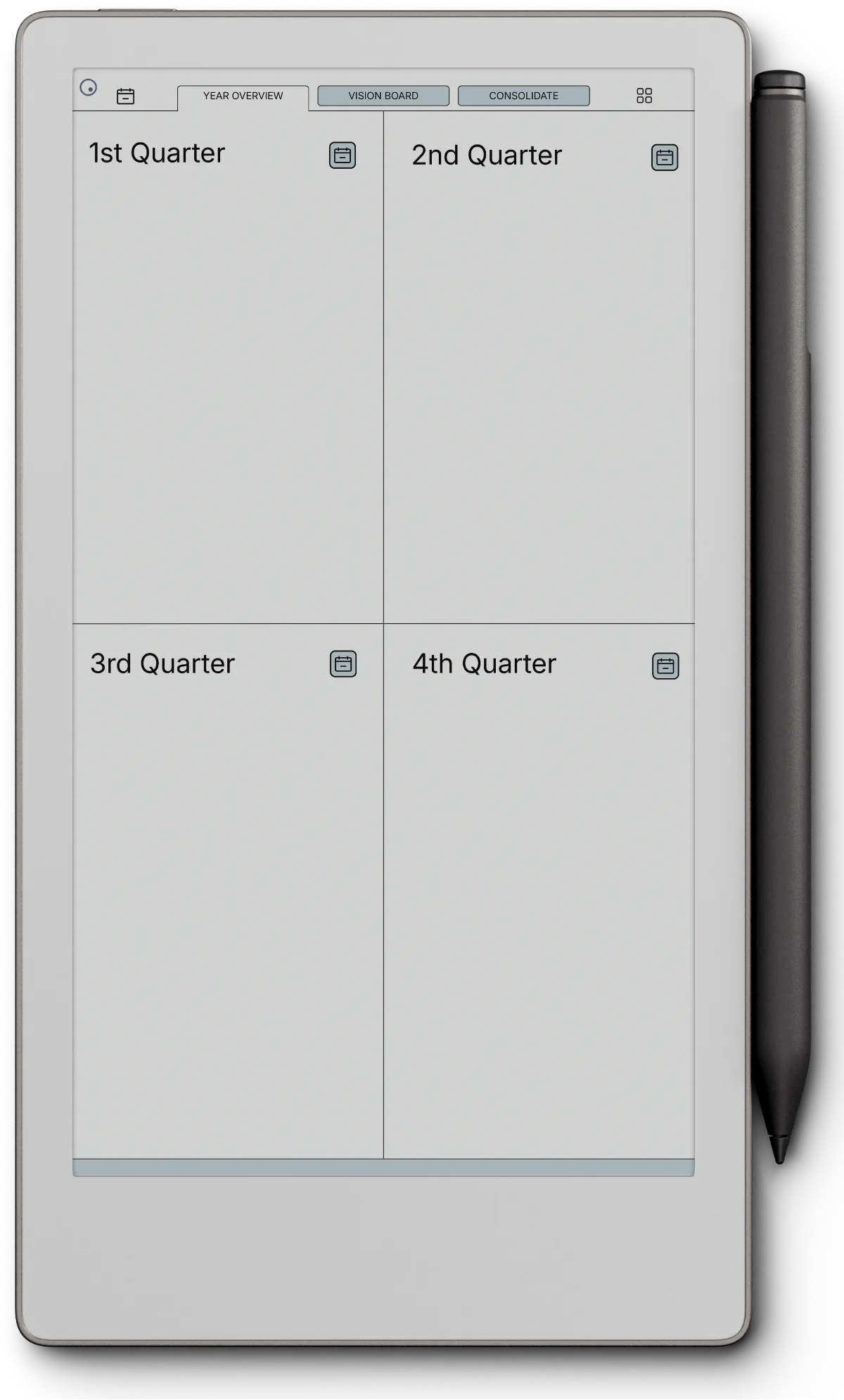 Daily Planner reMarkable Paper Pro Move page 2