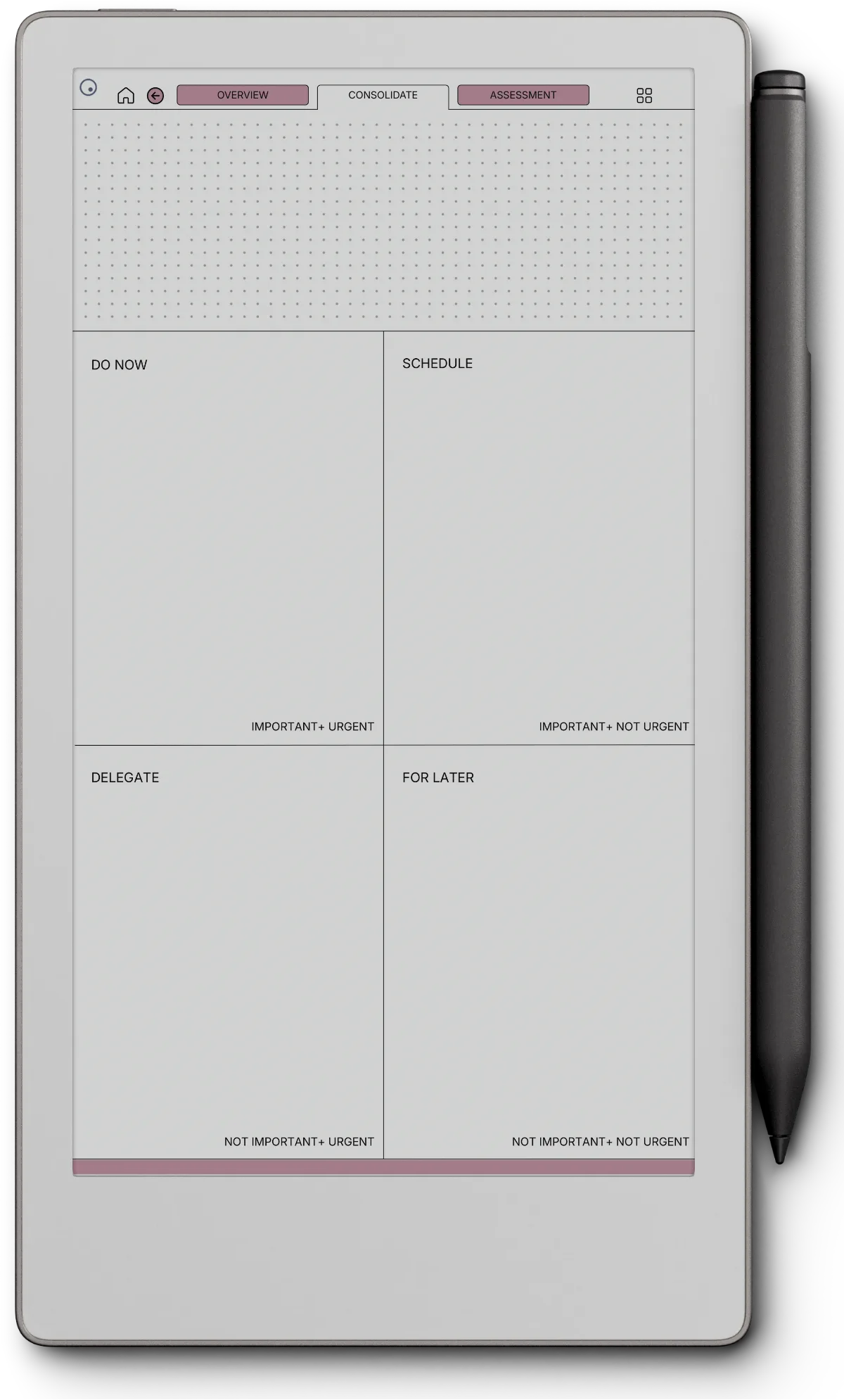 Daily Planner reMarkable Paper Pro Move page 6