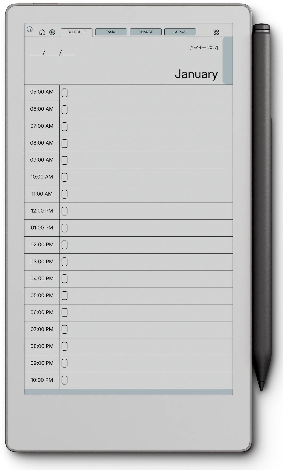 Daybook reMarkable Paper Pro Move page 5