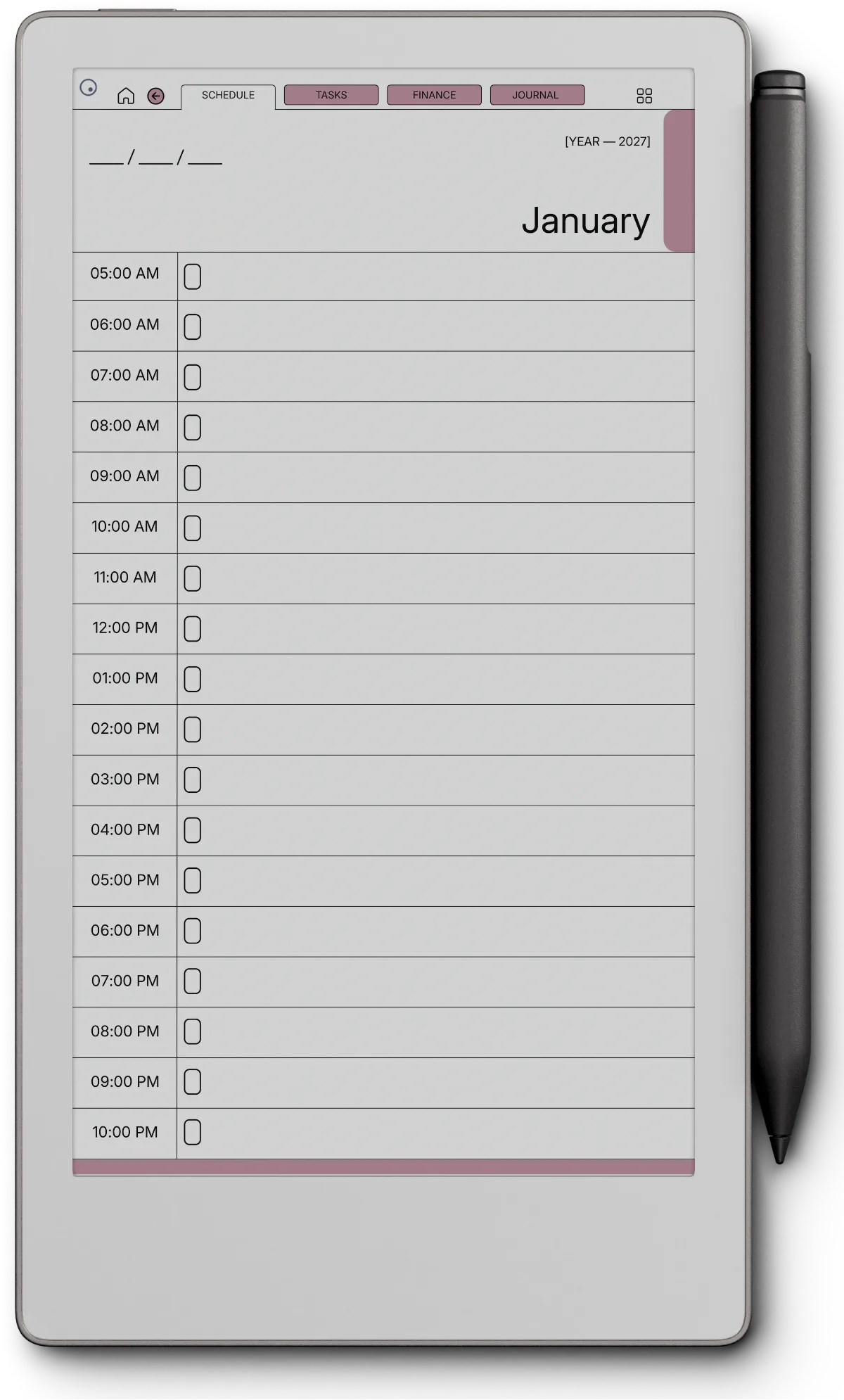 Daybook reMarkable Paper Pro Move page 5