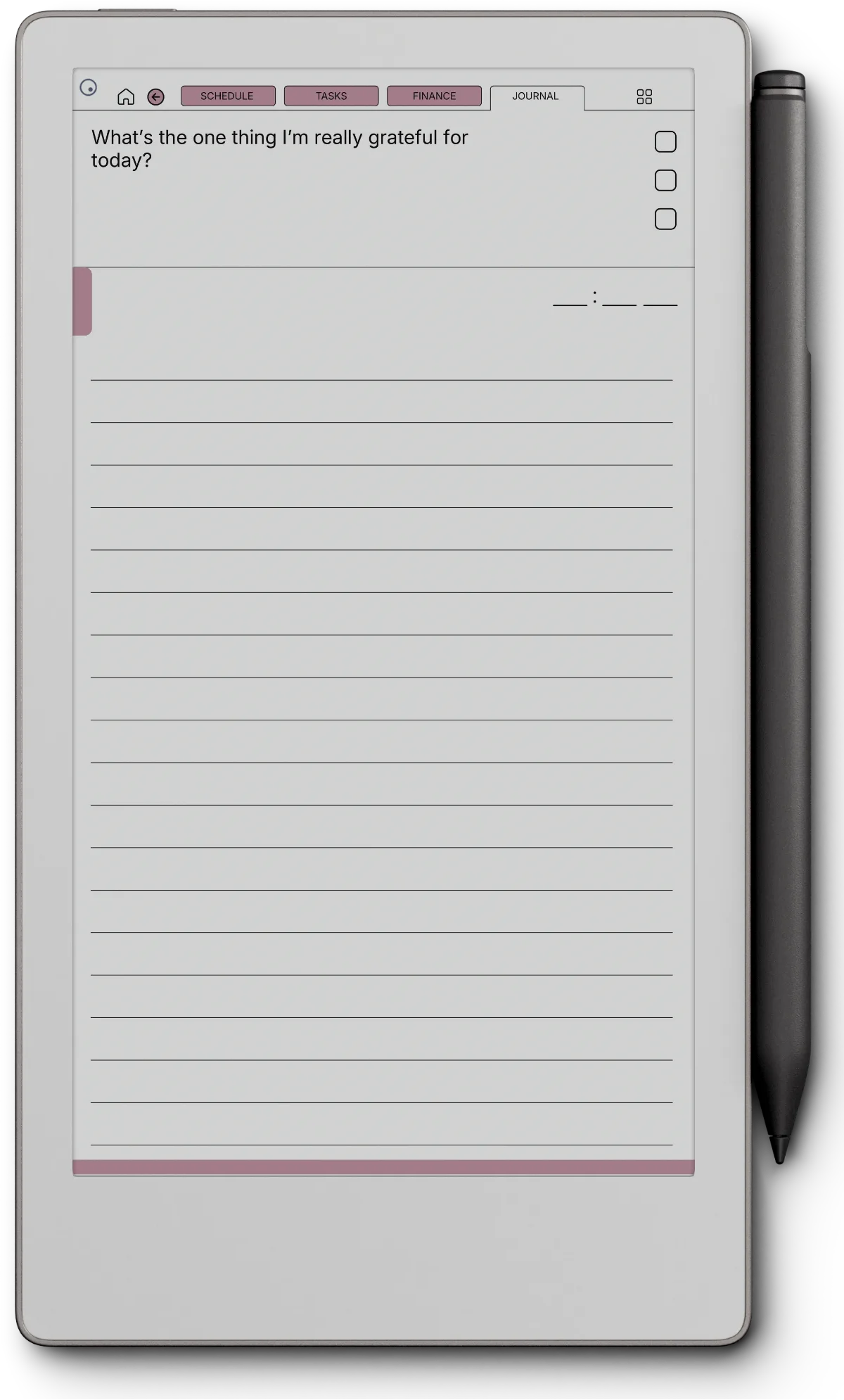 Daybook reMarkable Paper Pro Move page 6
