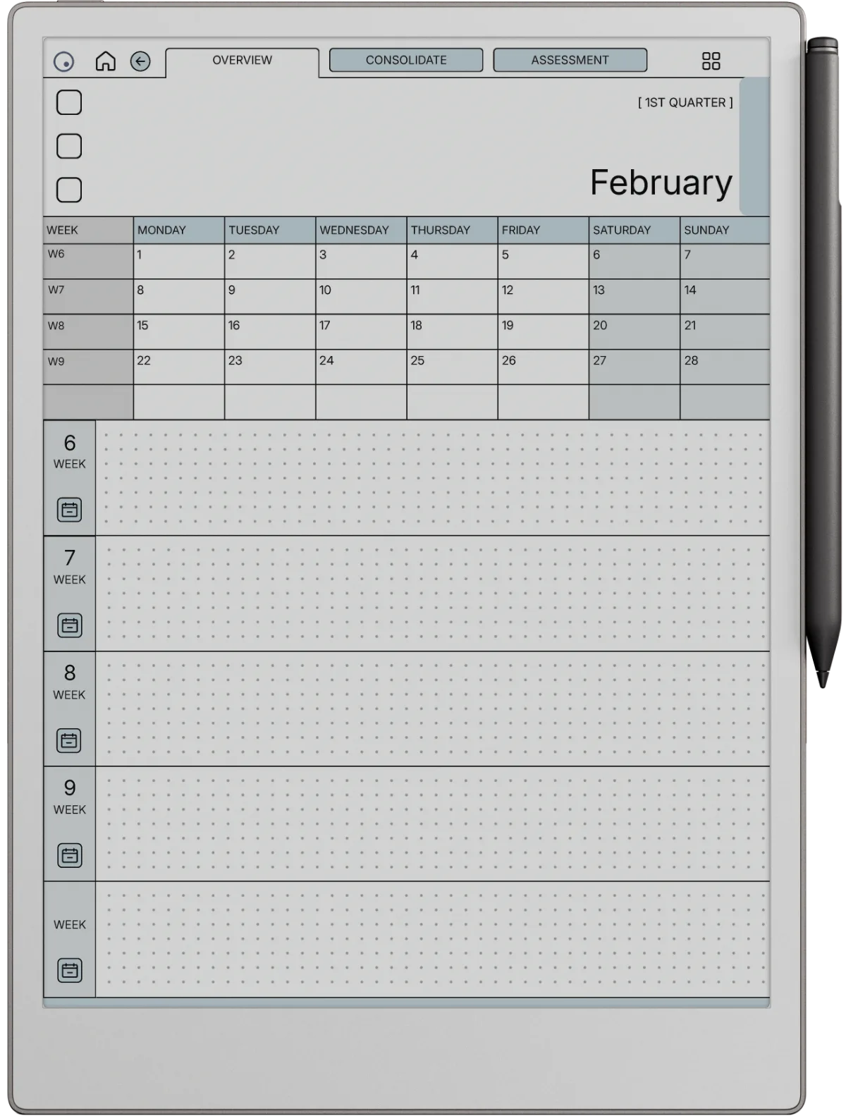 reMarkable Paper Pro Daily Planner The Daily Planner page 3