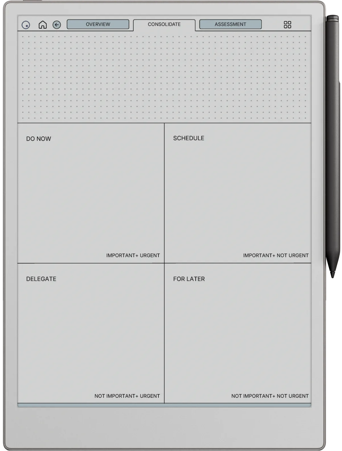 Daily Planner reMarkable Paper Pro page 6