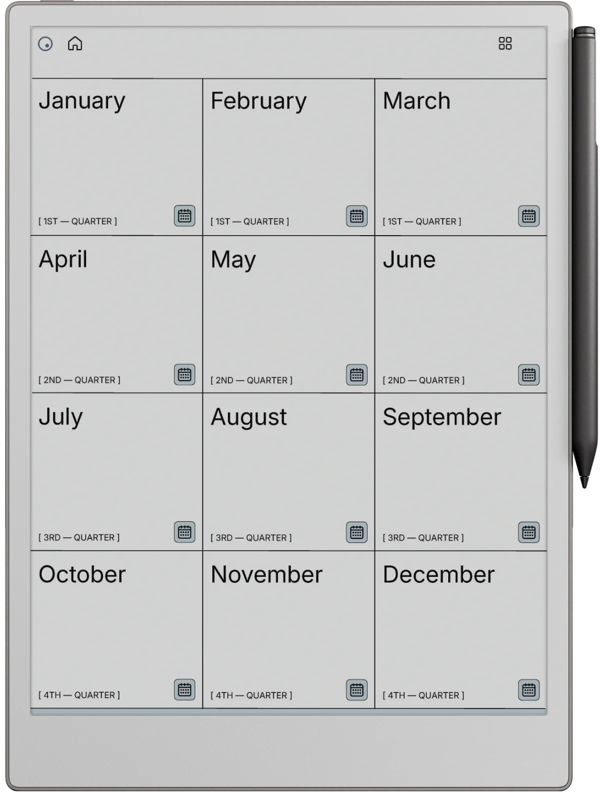 reMarkable Paper Pro Daybook Planner The Daybook page 2