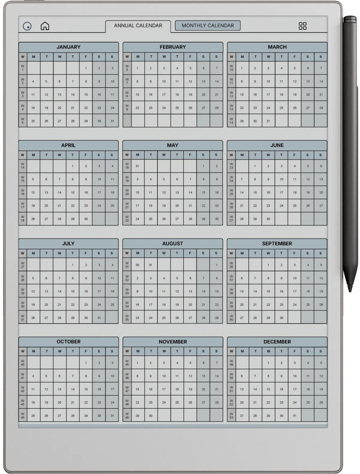 Daybook reMarkable Paper Pro page 4