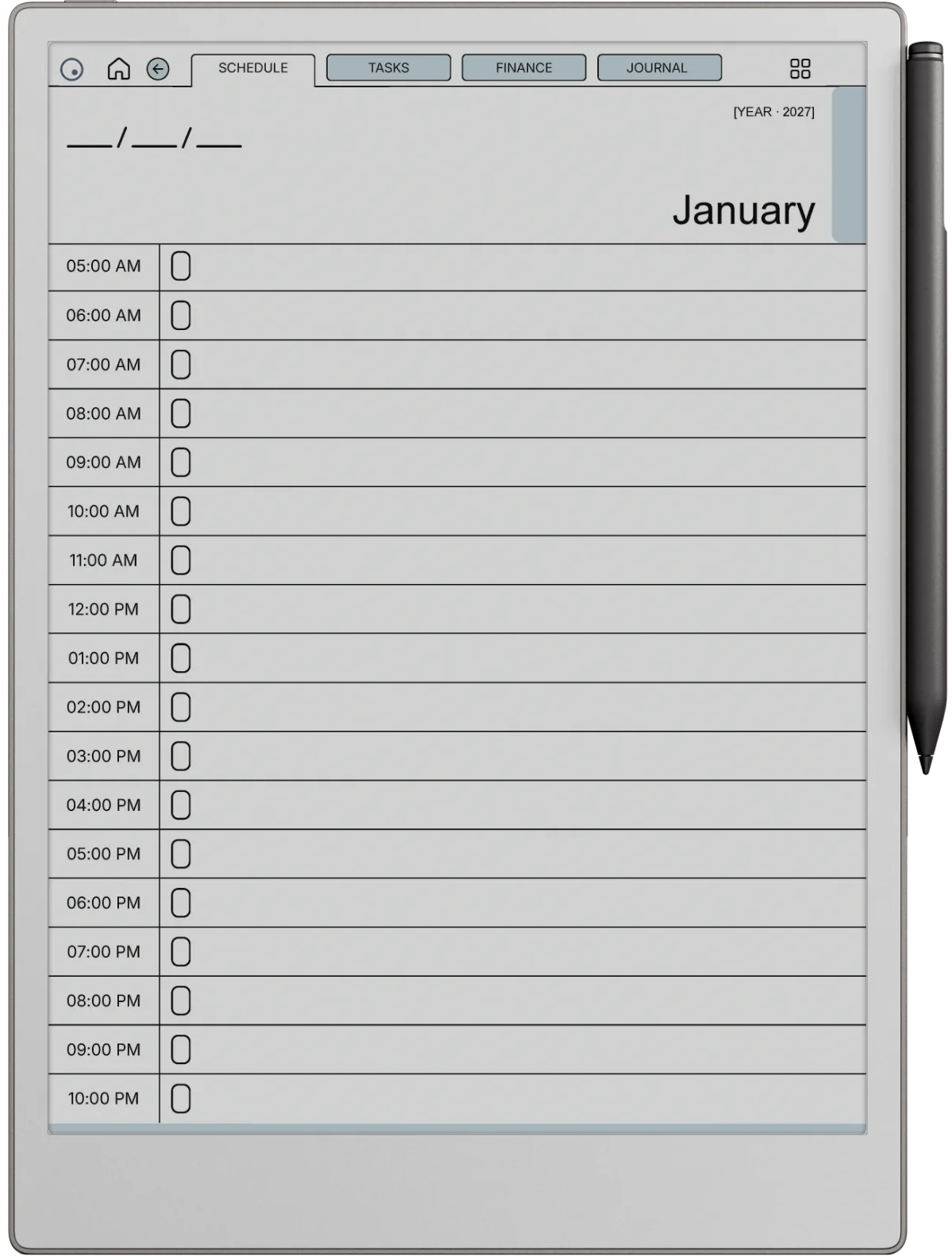 Daybook reMarkable Paper Pro page 5