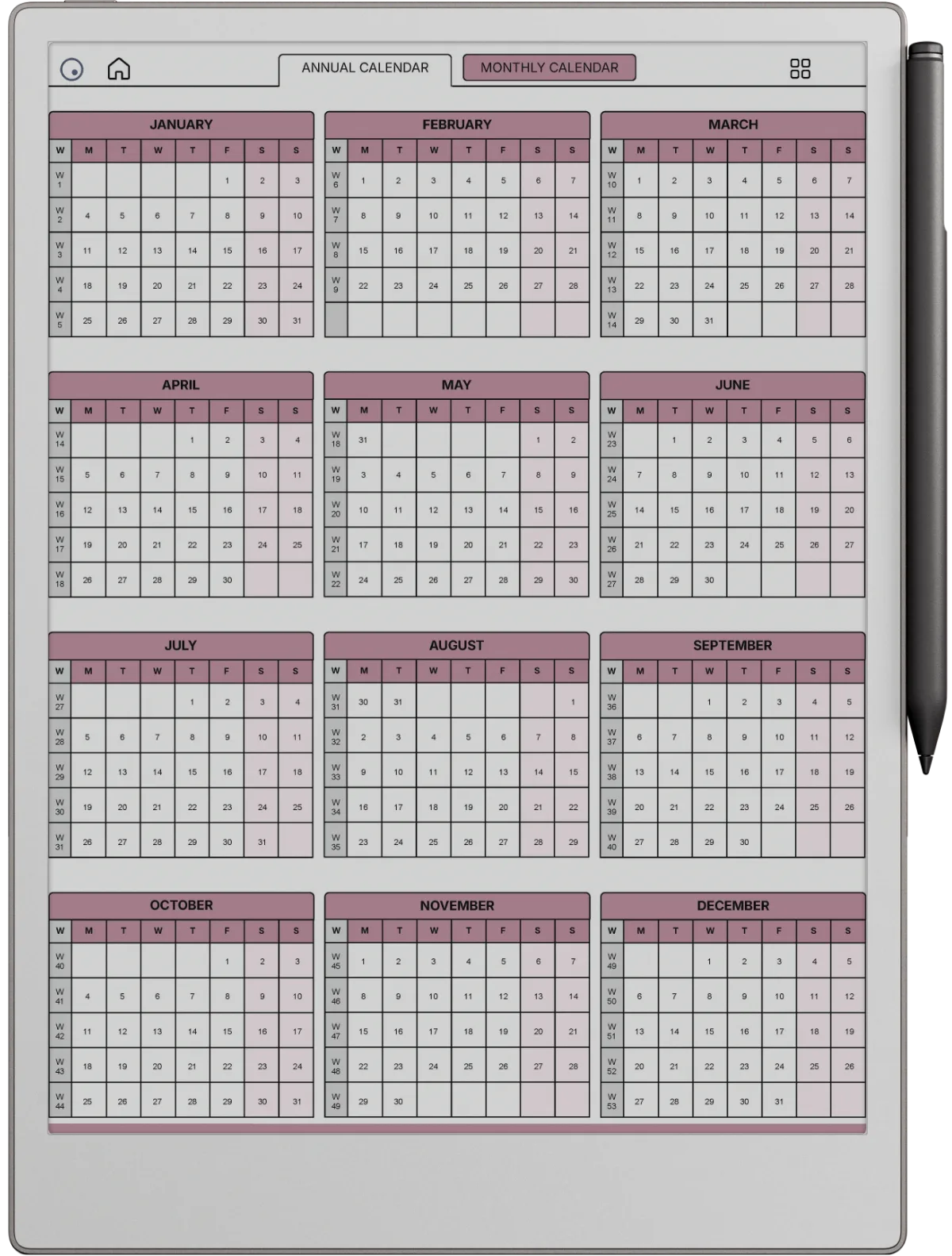 reMarkable Paper Pro Daybook Planner The Daybook page 4