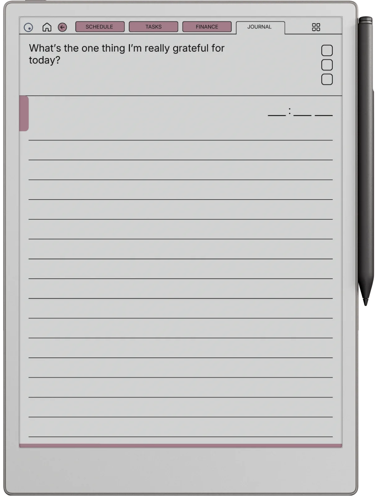 Daybook reMarkable Paper Pro page 6