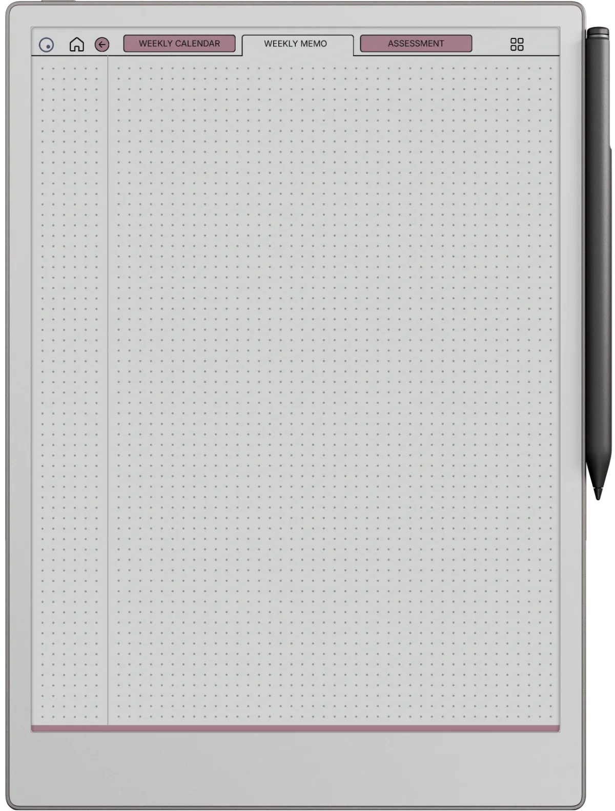 Weekly Planner reMarkable Paper Pro page 4
