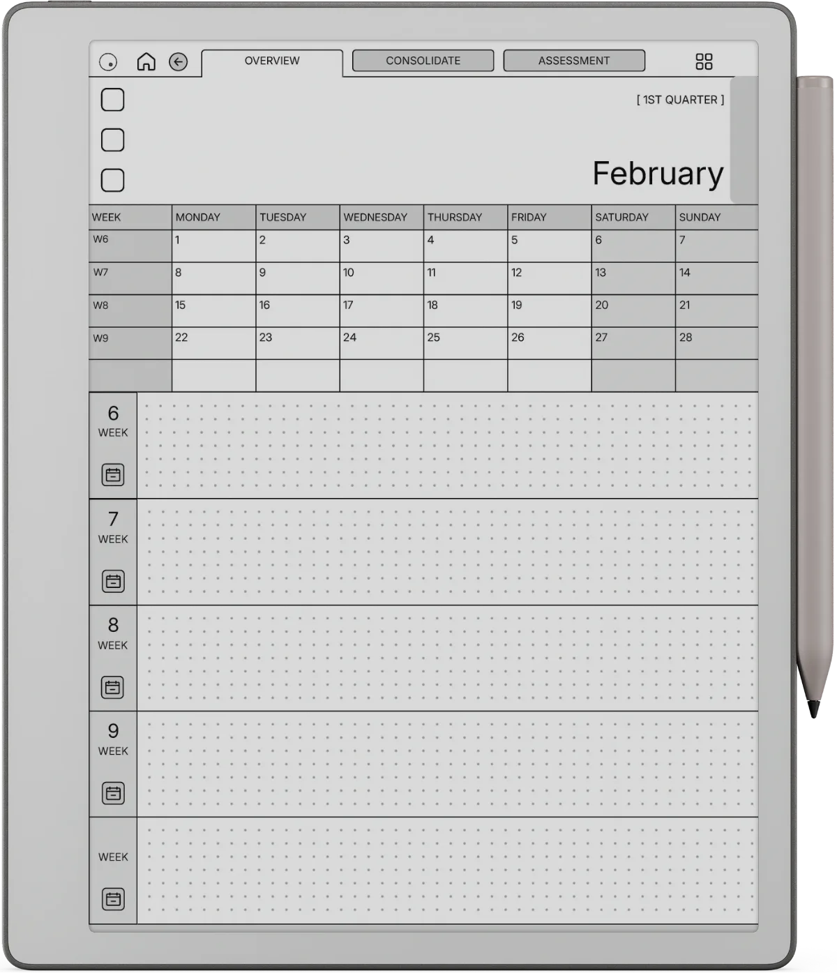 reMarkable Paper Pure Daily Planner The Daily Planner page 3