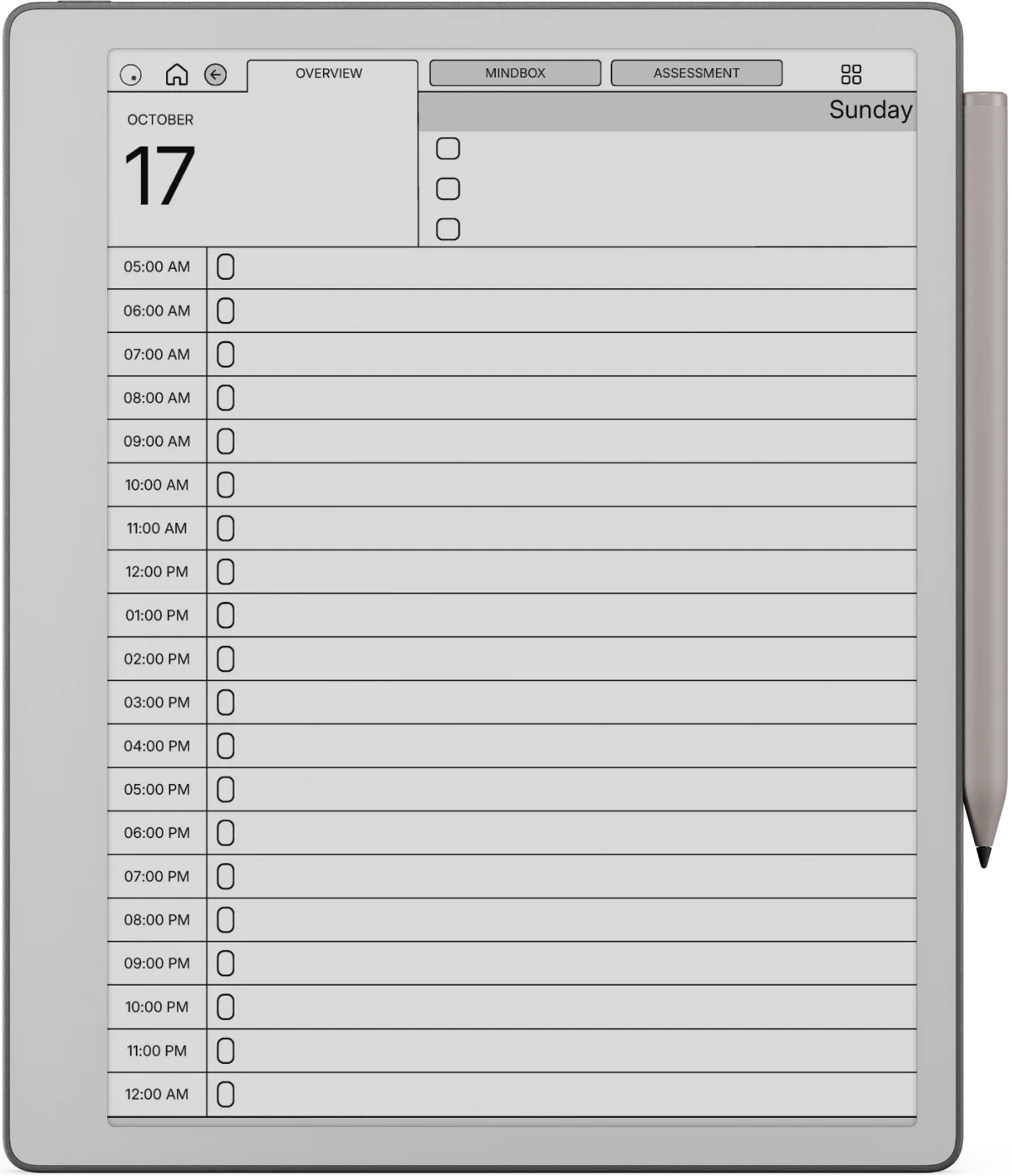 reMarkable Paper Pure Daily Planner The Daily Planner page 4