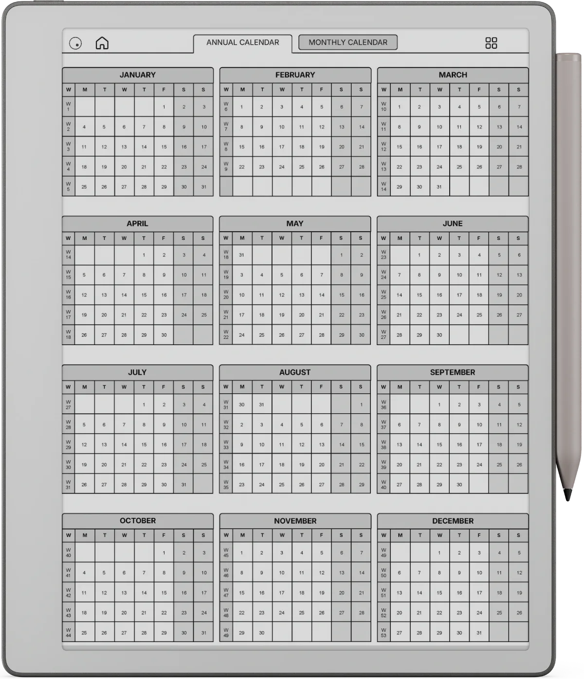 Daybook reMarkable Paper Pure page 4