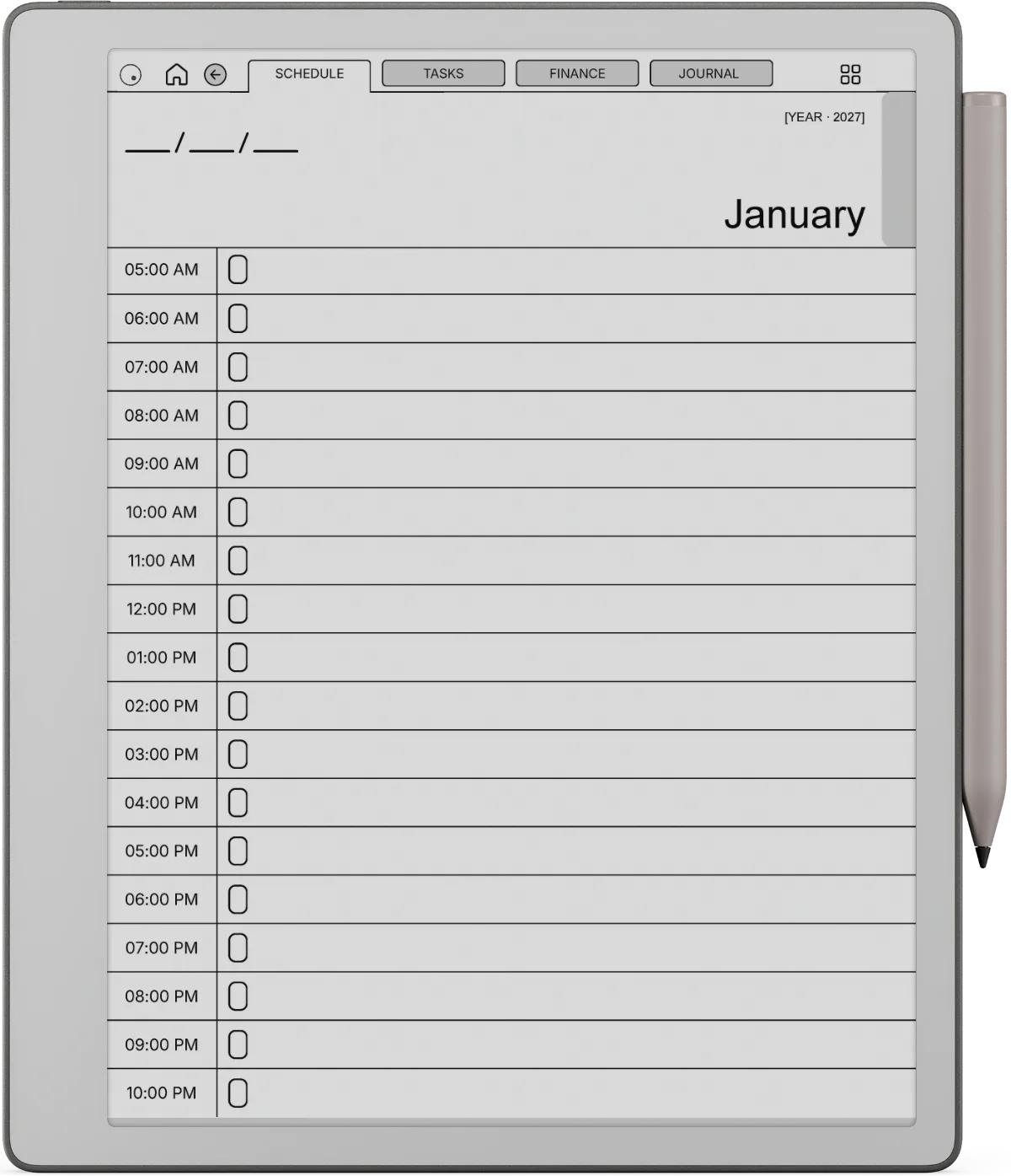 Daybook reMarkable Paper Pure page 5