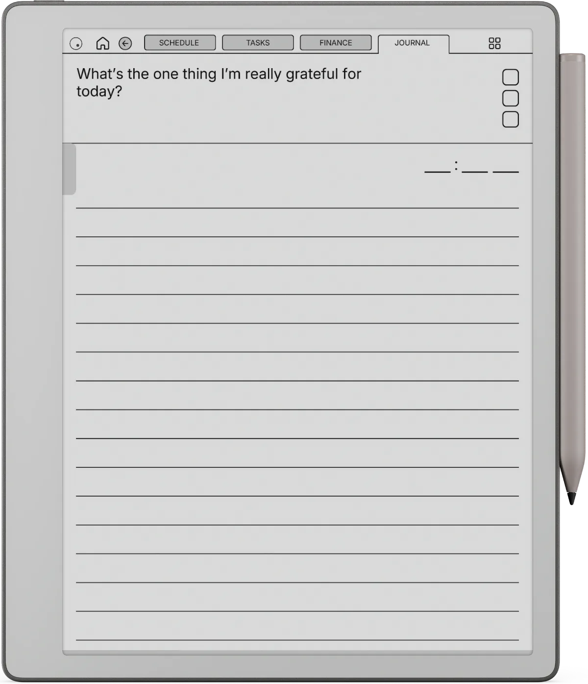 Daybook reMarkable Paper Pure page 6