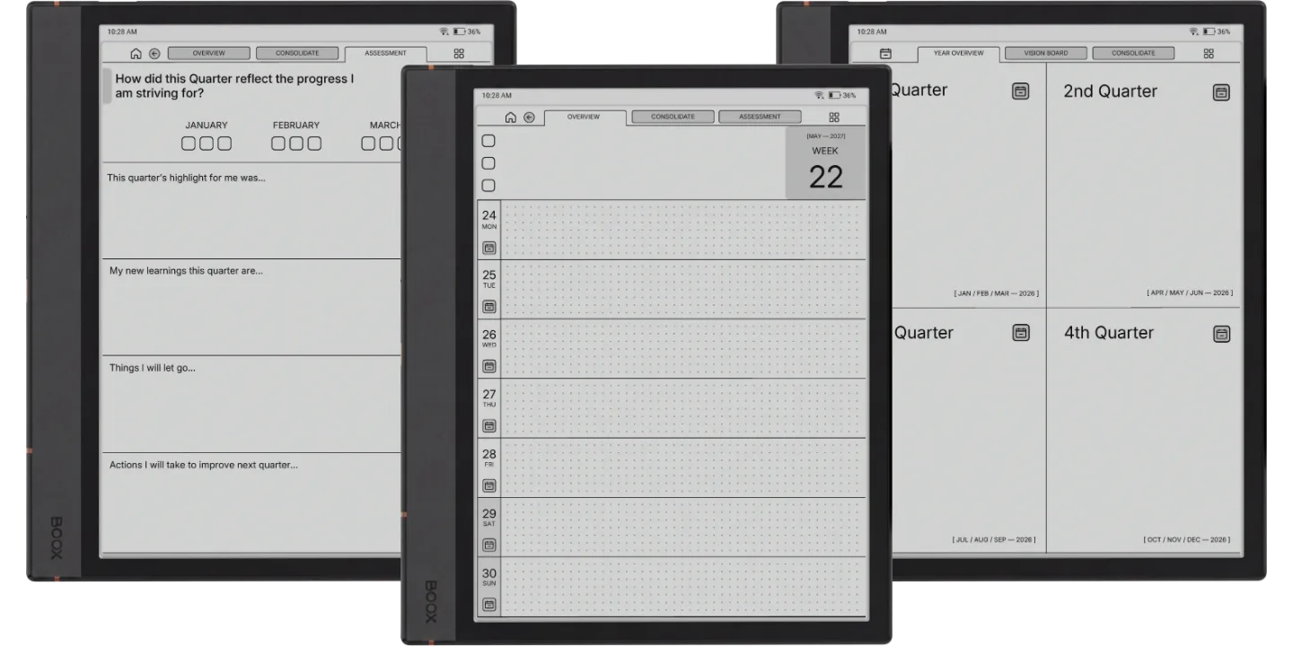 Boox Go 10.3 Daily Planner