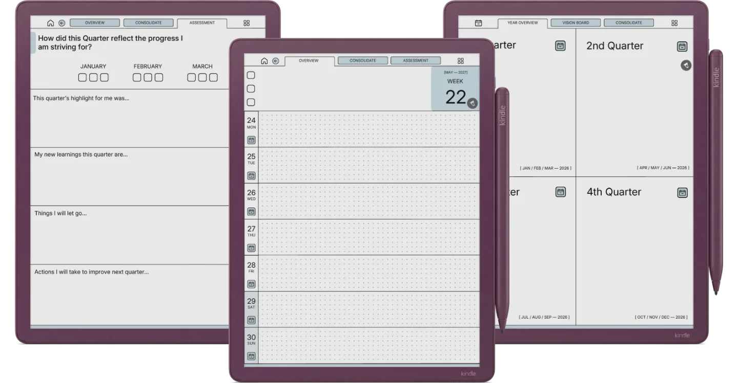 Kindle Scribe Colorsoft Daily Planner
