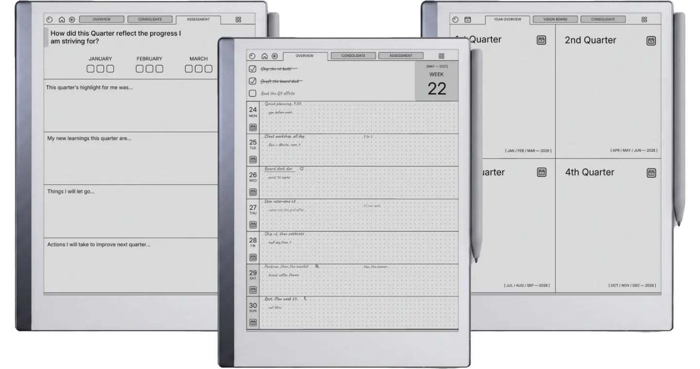 reMarkable 2 Daily Planner