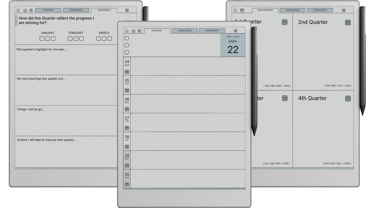 reMarkable Paper Pro Daily Planner