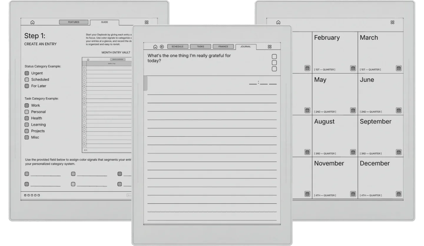 Supernote Nomad Daybook Planner