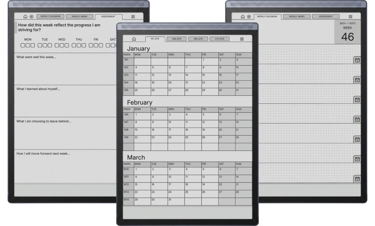 iFLYTEK AINOTE Air 2 Weekly Planner