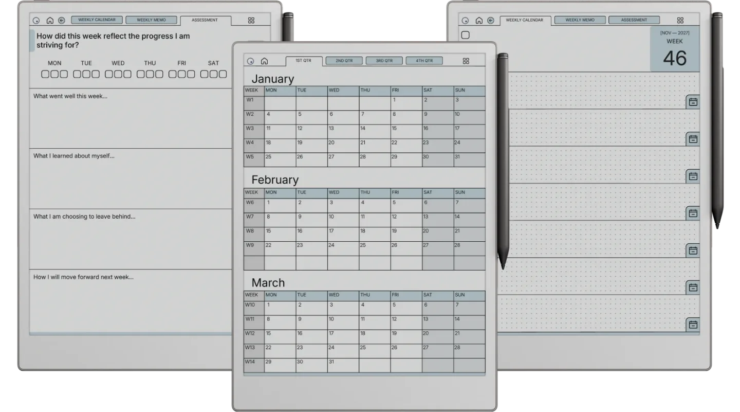 reMarkable Paper Pro Weekly Planner