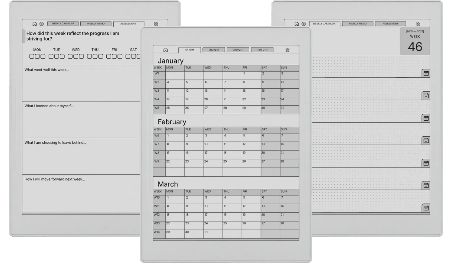 Supernote Nomad Weekly Planner