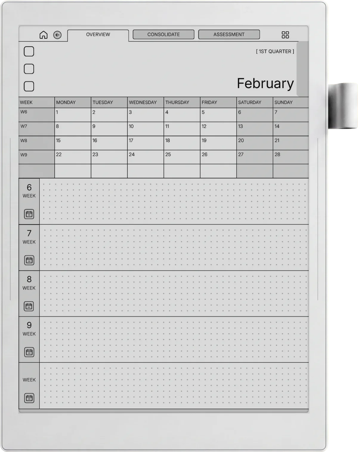 Daily Planner Supernote Manta page 3