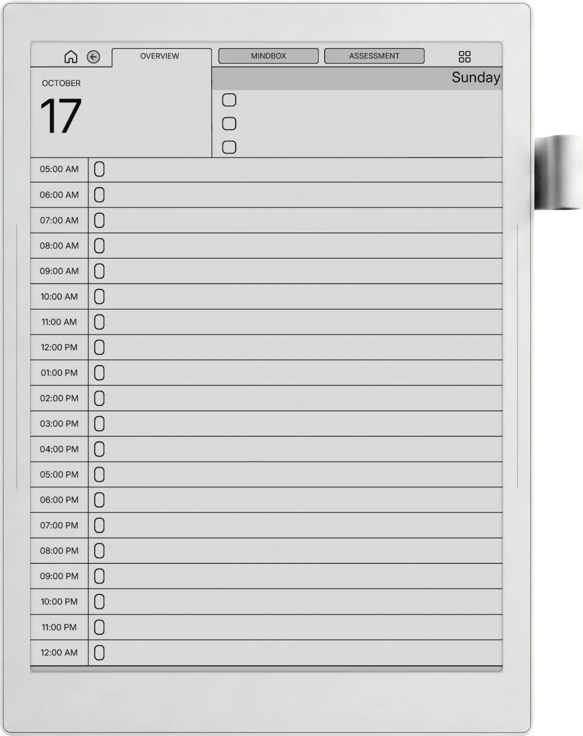Supernote Manta Daily Planner The Daily Planner page 4