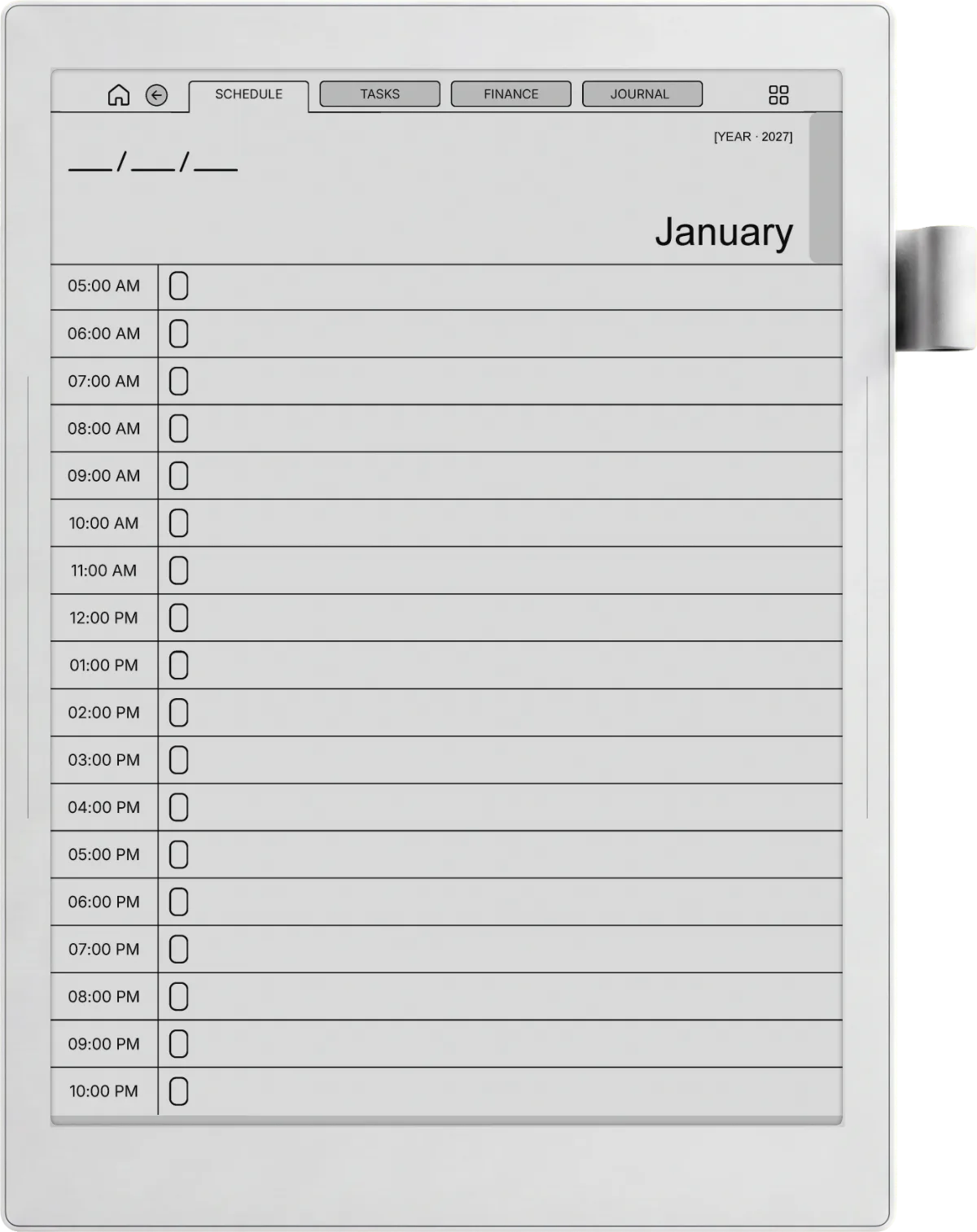 Daybook Supernote Manta page 5