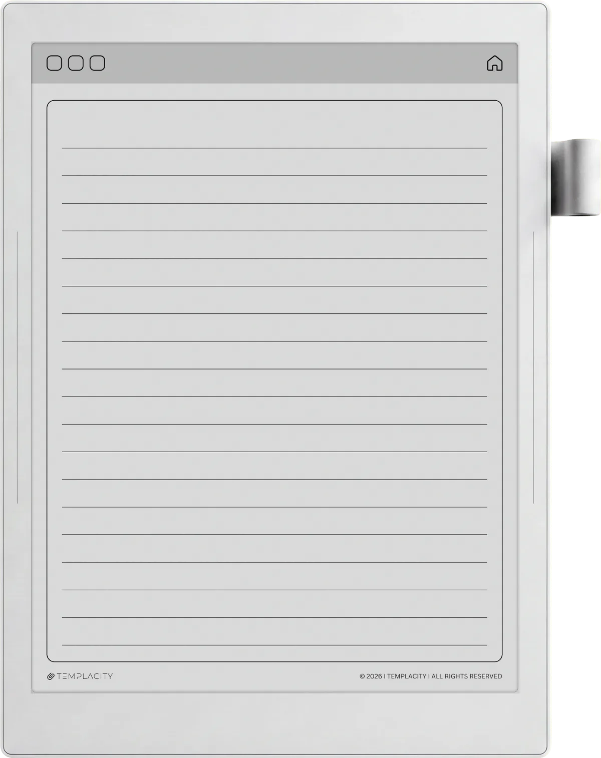 Lined Notes — Supernote Manta