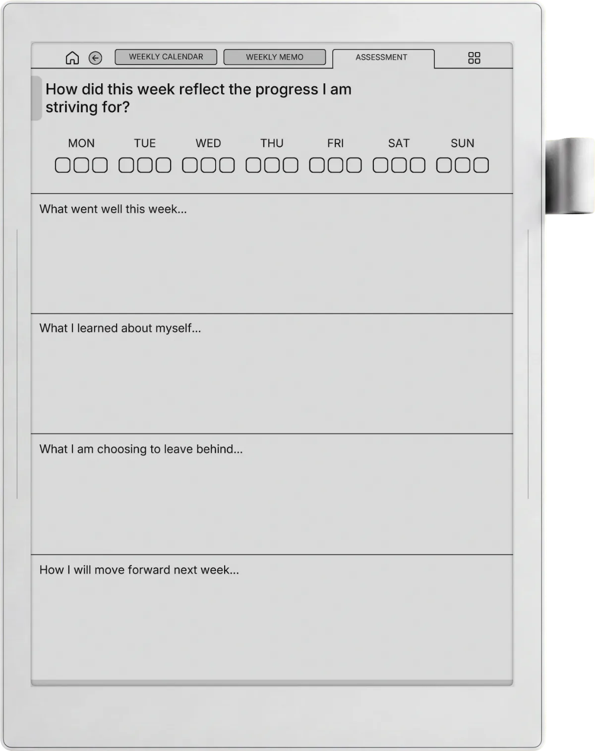 Weekly Planner Supernote Manta page 5