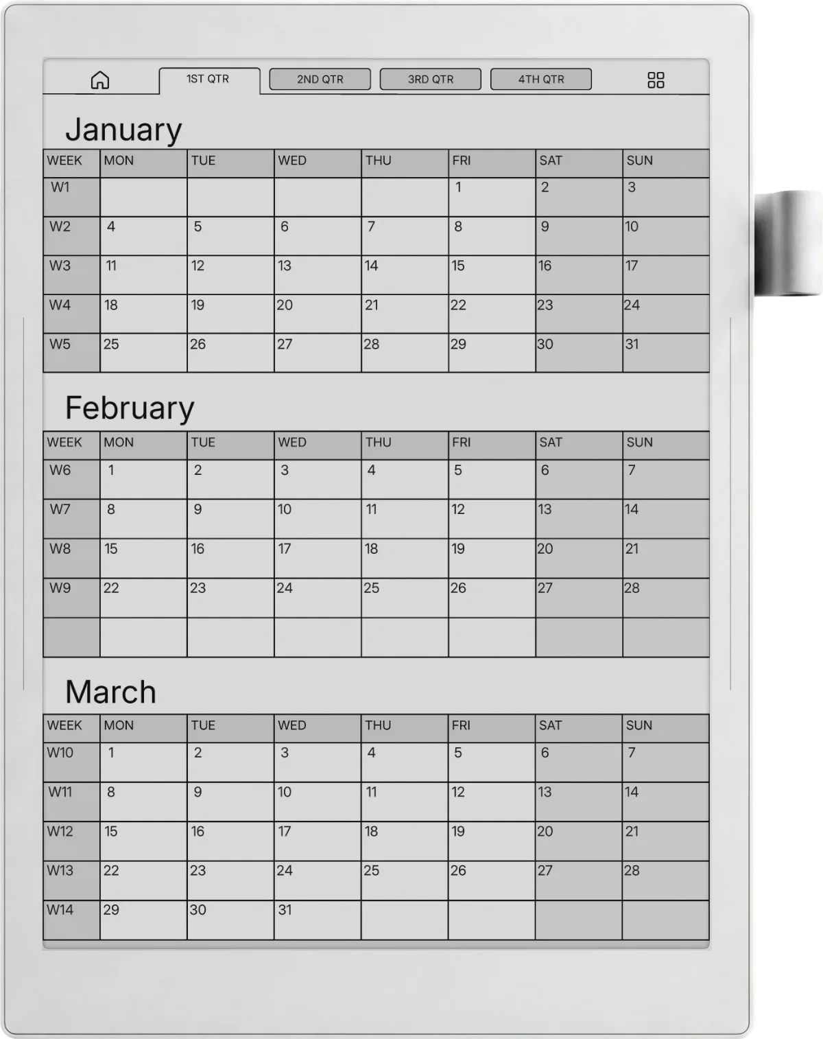 Weekly Planner Supernote Manta page 6