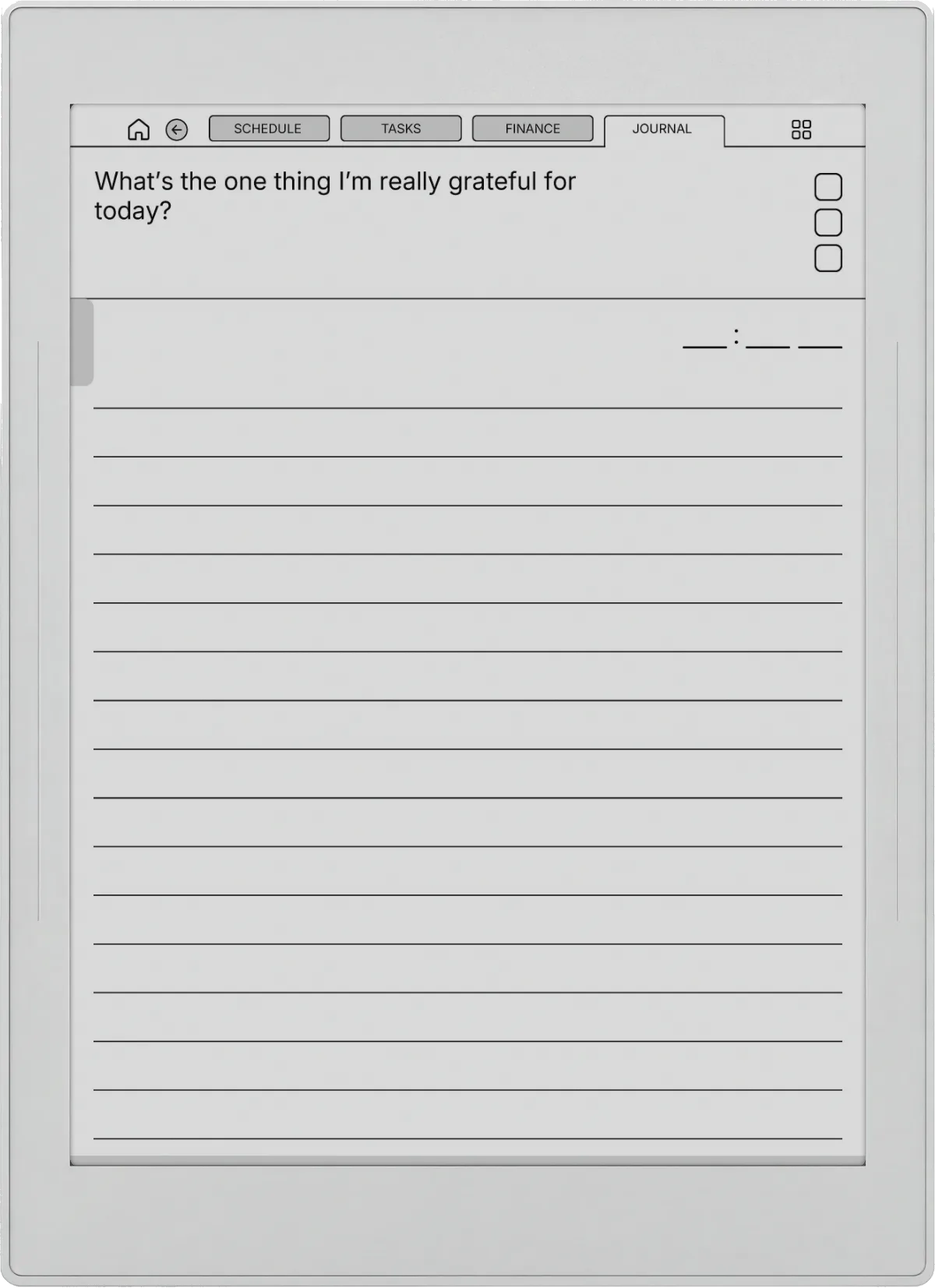 Daybook Supernote Nomad page 6