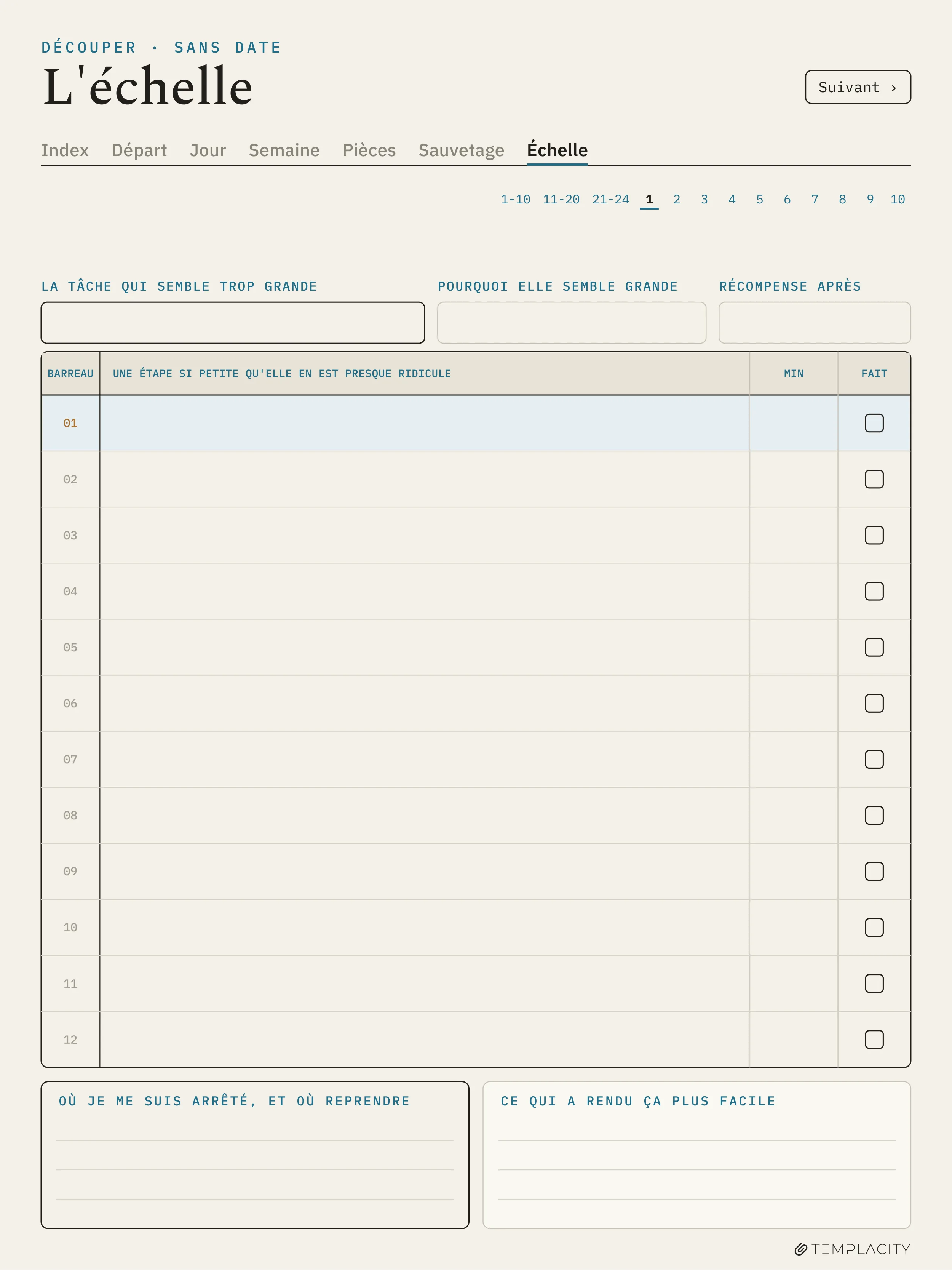 The Planner · ADHD Cleaning Planner reMarkable Paper Pro page 10