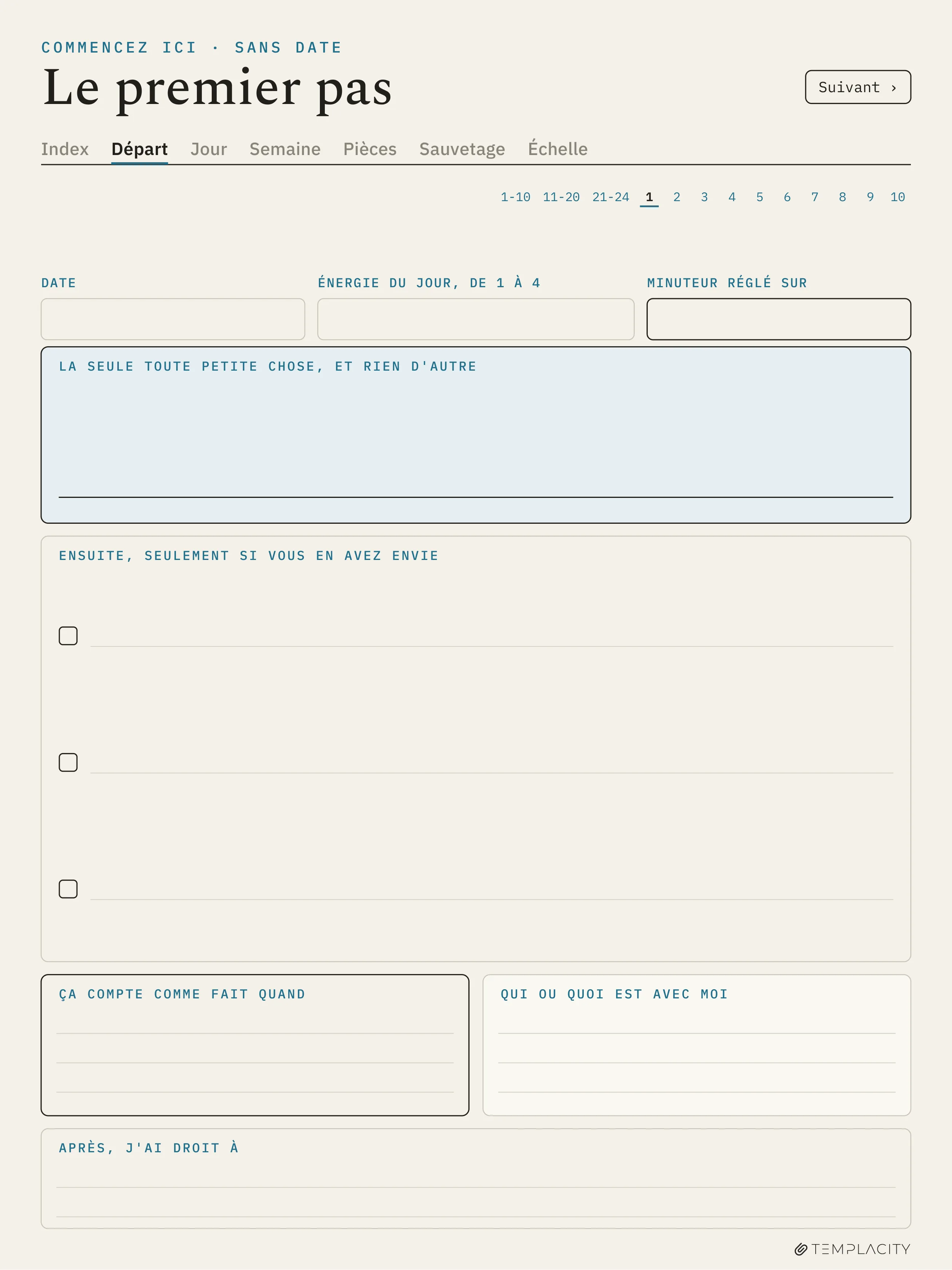 The Planner · ADHD Cleaning Planner reMarkable Paper Pro page 6