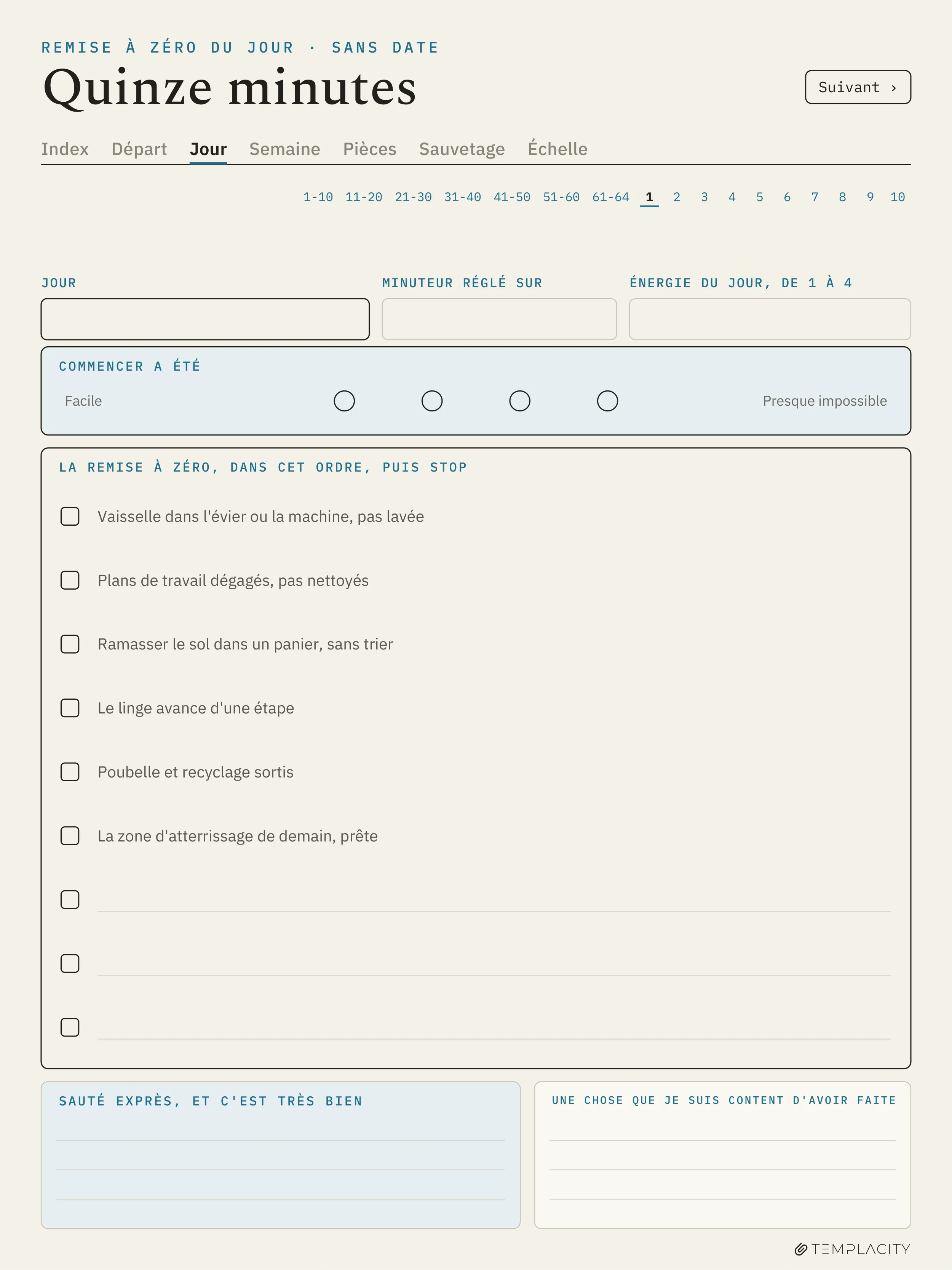 The Planner · ADHD Cleaning Planner reMarkable Paper Pro page 7