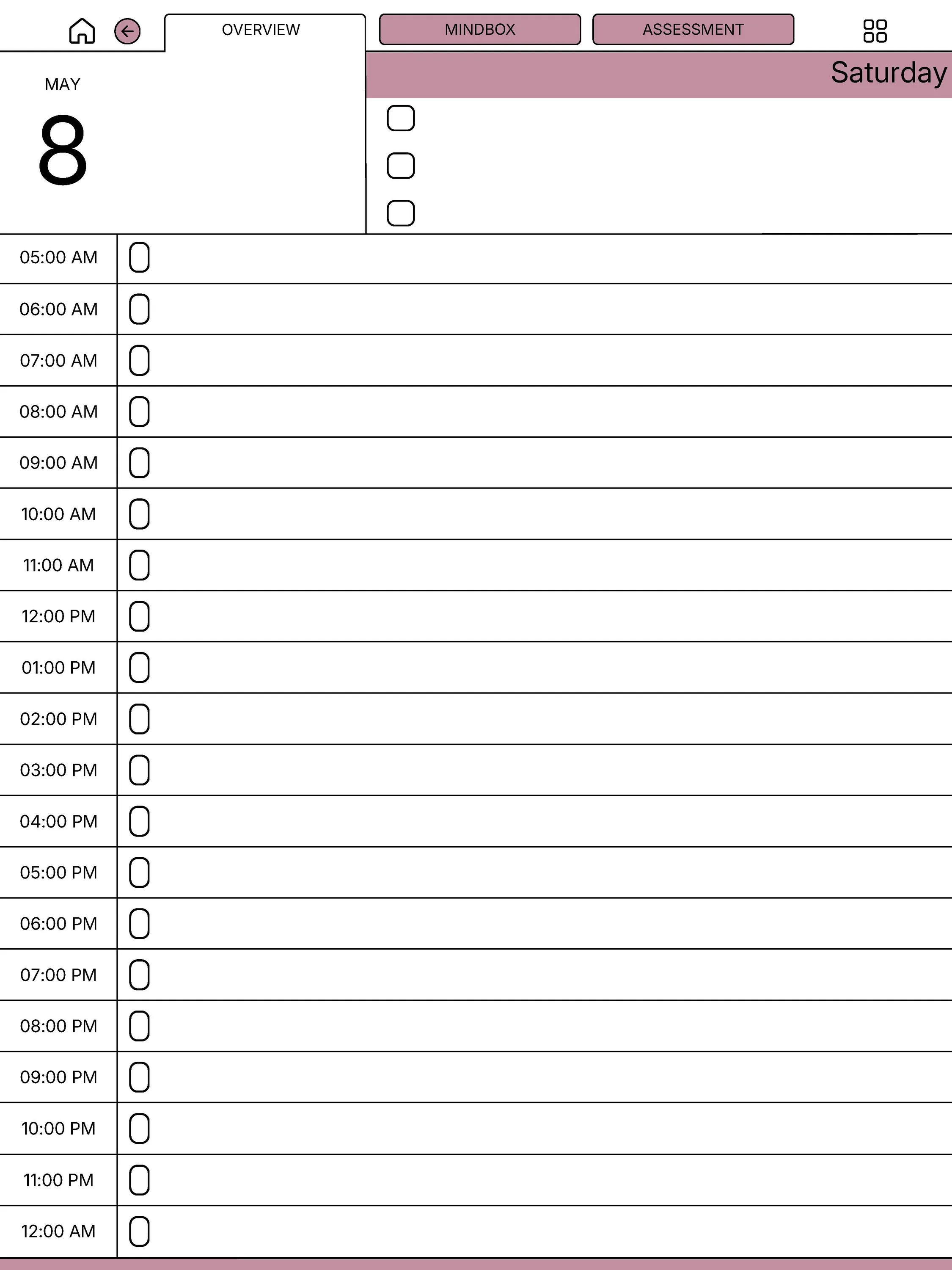 reMarkable Paper Pro Daily Planner The Daily Planner — page 4